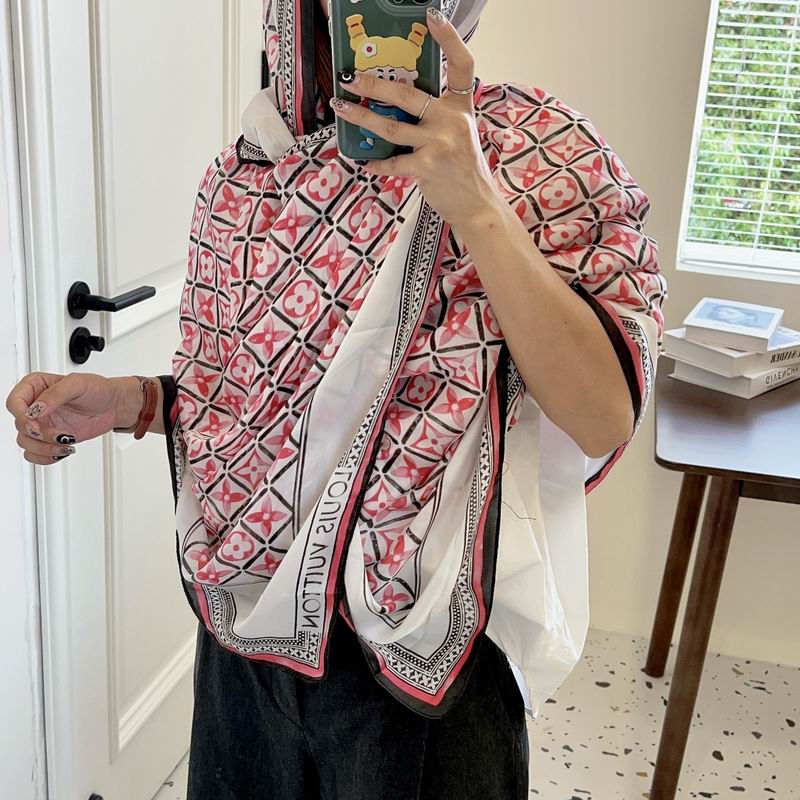 LV silk scarf 90-180cm E13 (21)